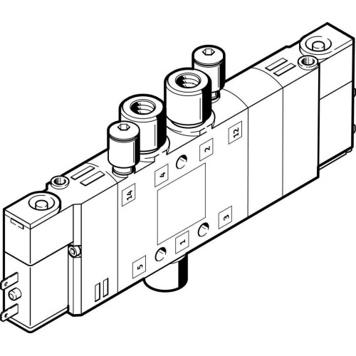 Распределитель электромагнитный 5/3 Festo CPE10-M1BH-5/3BS-QS4-B