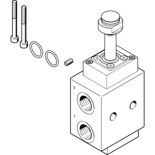 Клапан 3/2 Н.З. Festo VOFC-LT-M32C-M-FG12-F19