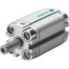 Пневмоцилиндр 25x10 мм Festo AEVUZ-25-10-P-A одностороннего действия компактный