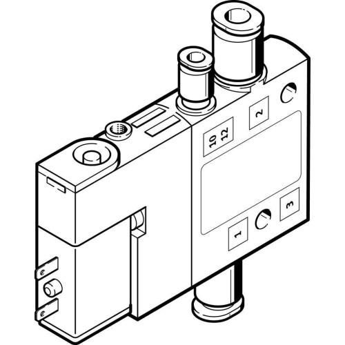 Распределитель электромагнитный 3/2 Н.З. Festo CPE10-M1BH-3GLS-QS-4