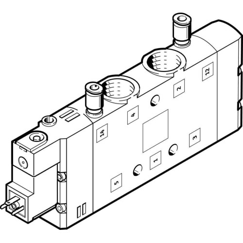 Распределитель электромагнитный 5/2 Festo CPE24-M1H-5LS-3/8