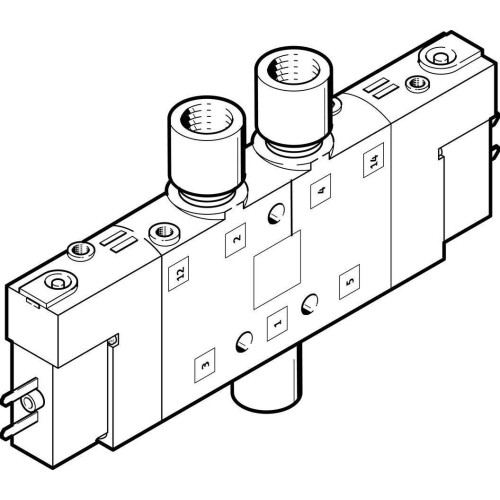 Распределитель электромагнитный 5/3 Festo CPE10-M1BH-5/3BS-M5-B