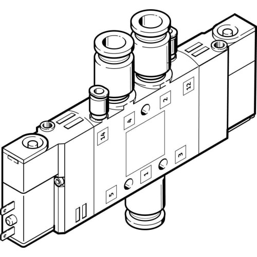 Распределитель электромагнитный 5/2 Festo CPE14-M1BH-5JS-QS-6