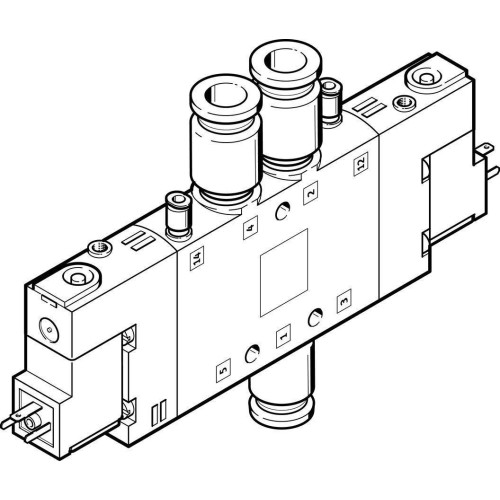 Распределитель электромагнитный 5/2 Festo CPE18-M1H-5JS-QS-10