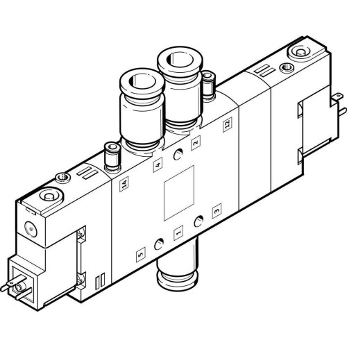 Распределитель электромагнитный 5/3 Festo CPE18-M2H-5/3BS-QS-10