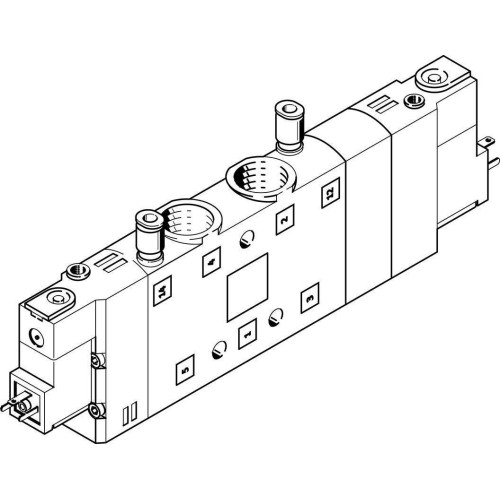 Распределитель электромагнитный 5/3 Н.З. Festo CPE24-M2H-5/3GS-3/8