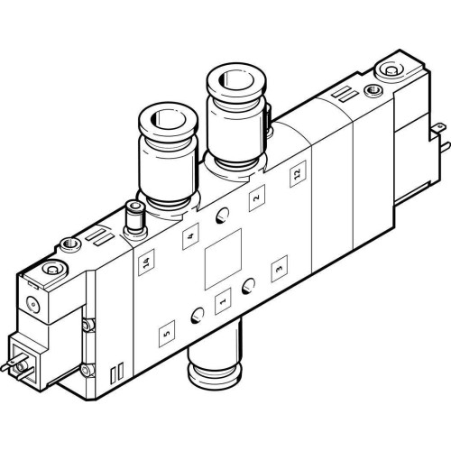 Распределитель электромагнитный 5/3 Н.З. Festo CPE24-M2H-5/3GS-QS-10