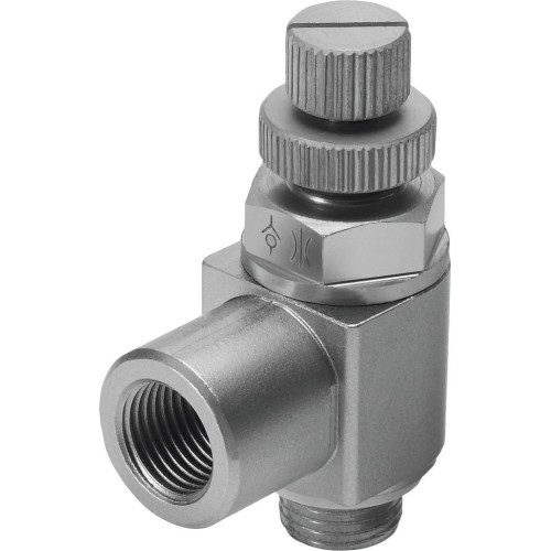 Дроссель с обратным клапаном Festo GRLZ-1/8-RS-B 151192