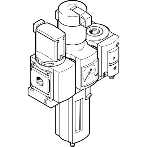 Блок подготовки воздуха Festo MSB6-1/2:C3:J120:F12-WP 8042671