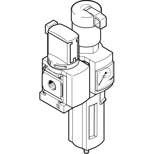 Блок подготовки воздуха Festo MSB6-1/2:C3:J120-WP 8042672