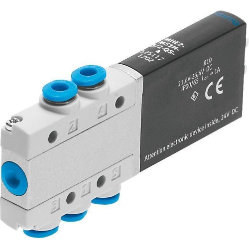 Распределитель электромагнитный 5/2 Festo MHE2-MS1H-5/2-QS-4