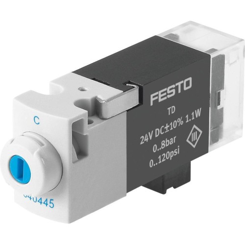 Распределитель электромагнитный 3/2 Н.О. Festo MHA1-M1LH-3/2O-0,6-PI