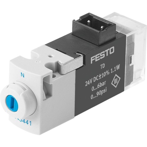 Распределитель электромагнитный 3/2 Н.О. Festo MHA1-M1LH-3/2O-0,6-TC