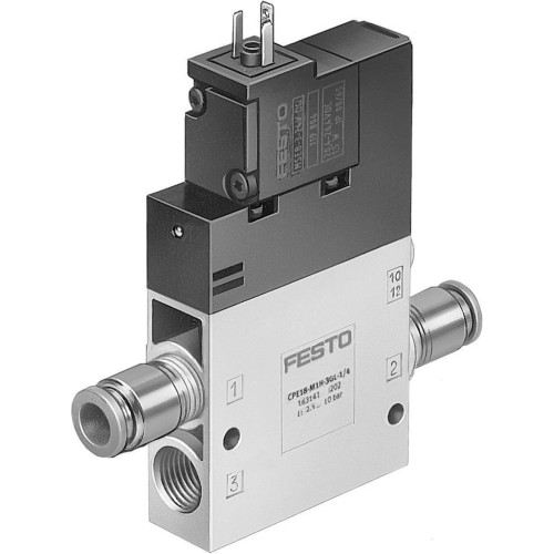 Распределитель электромагнитный 3/2 Н.З. Festo CPE24-M1H-3GL-QS-10