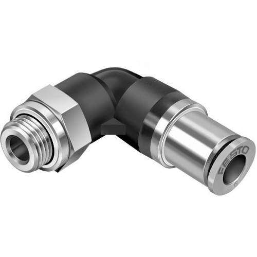 Фитинг цанговый угловой с обратным клапаном Festo QSKL-G1/4-10 186310