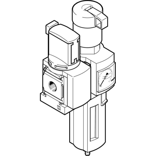 Блок подготовки воздуха Festo MSB4-1/4:C3:J120-WP 8042668