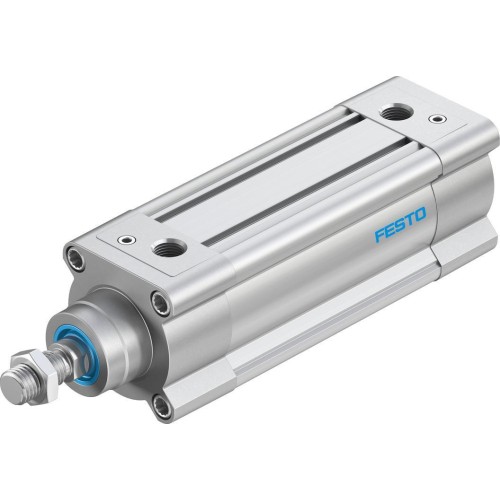 Пневмоцилиндр 63x100 мм Festo DSBC-63-100-PPVA-N3 двуст. действия, ISO 15552