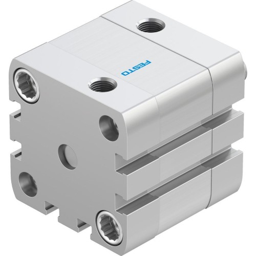 Пневмоцилиндр 40x10 мм Festo ADN-40-10-A-P-A двустороннего действия компактный