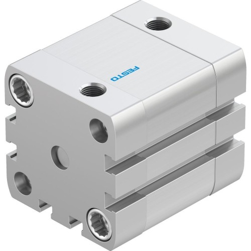 Пневмоцилиндр 40x20 мм Festo ADN-40-20-I-PPS-A двустороннего действия компактный