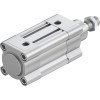 Пневмоцилиндр 50x25 мм Festo DSBC-50-25-PPSA-N3 двуст. действия, ISO 15552