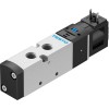 Распределитель электромагнитный 5/2 Festo VUVS-LK20-M52-AD-G18-1C1+GL-S