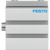 Пневмоцилиндр 40x25 мм Festo ADVC-40-25-I-P двустороннего действия