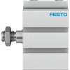 Пневмоцилиндр 50x10 мм Festo ADVC-50-10-A-P-A двустороннего действия