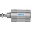 Пневмоцилиндр 80x25 мм Festo DSBC-80-25-PPSA-N3 двуст. действия, ISO 15552