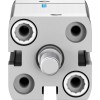 Пневмоцилиндр 20x25 мм Festo ADN-20-25-A-P-A двустороннего действия компактный