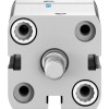 Пневмоцилиндр 25x20 мм Festo ADN-25-20-A-P-A двустороннего действия компактный