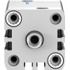 Пневмоцилиндр 32x25 мм Festo ADN-32-25-I-PPS-A двустороннего действия компактный