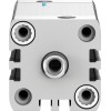Пневмоцилиндр 32x50 мм Festo ADN-32-50-I-PPS-A двустороннего действия компактный