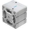 Пневмоцилиндр 100x20 мм Festo ADN-100-20-A-PPS-A двустороннего действия компактный