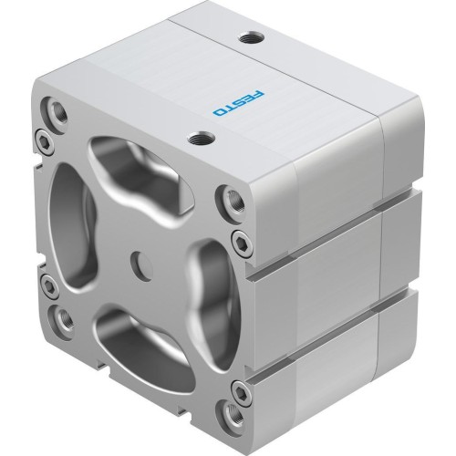 Пневмоцилиндр 100x20 мм Festo ADN-100-20-A-PPS-A двустороннего действия компактный