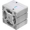 Пневмоцилиндр 100x20 мм Festo ADN-100-20-I-PPS-A двустороннего действия компактный