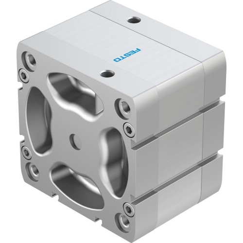 Пневмоцилиндр 100x20 мм Festo ADN-100-20-I-PPS-A двустороннего действия компактный