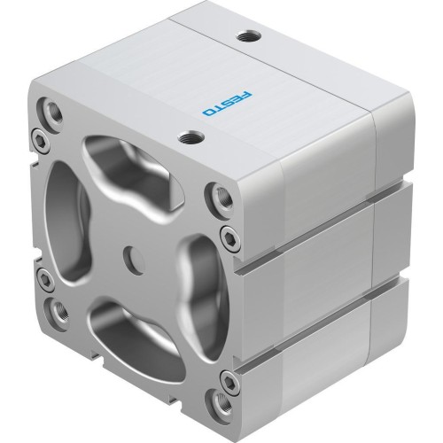 Пневмоцилиндр 100x25 мм Festo ADN-100-25-A-PPS-A двустороннего действия компактный