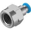 Фитинг прямой цанга-внутренняя резьба Festo QSF-1/4-4-B 190650