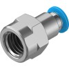 Фитинг прямой цанга-внутренняя резьба Festo QSF-1/4-6-B-100 130712
