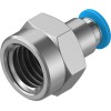 Фитинг прямой цанга-внутренняя резьба Festo QSF-3/8-6-B 190652