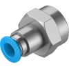 Фитинг прямой цанга-внутренняя резьба Festo QSF-3/8-8-B-50 130715