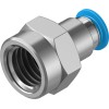 Фитинг прямой цанга-внутренняя резьба Festo QSF-3/8-8-B-50 130715