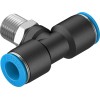 Тройник цанга-наружная резьба Festo QST-1/4-10 153112