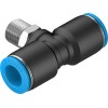 Тройник цанга-наружная резьба Festo QST-1/4-12 190669