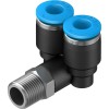 Тройник цанга-наружная резьба угловой Festo QSYL-1/8-6 153173