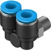 Тройник цанга-наружная резьба угловой Festo QSYL-1/8-8 153175