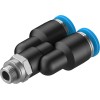 Тройник цанга-наружная резьба Festo QSY-M5-4 190673