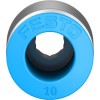 Фитинг прямой цанга-наружная резьба Festo QS-G1/4-10-I 186112