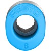 Фитинг прямой цанга-наружная резьба Festo QSM-1/8-6-I 153318