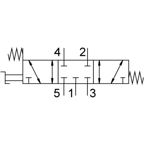 Ручной клапан 5/3 Н.З. Festo VHEF-HS-P53C-M-G14